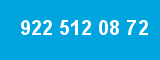 922 512 08 72 922 512 08 72
